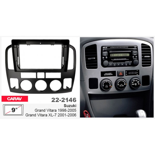 Перехідна рамка Suzuki Grand Vitara, XL-7 Carav 22-2146, фото 1