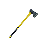 Сокира з пластмасовою ручкою 1000г – легка та зручна для рубки дерева, похідних і садових робіт, фото 2