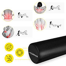 Масажний ролик Cornix EVA+ 45 x 15 см (валик, ролер) XR-0305 Mint Poland, фото 2