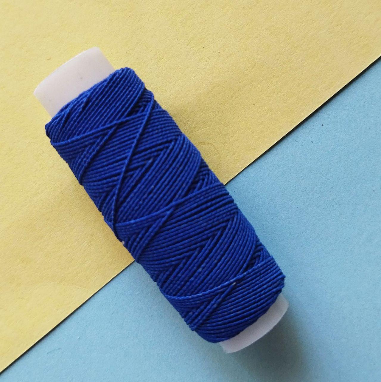 Нитка-гумка темно-синій, фото 1