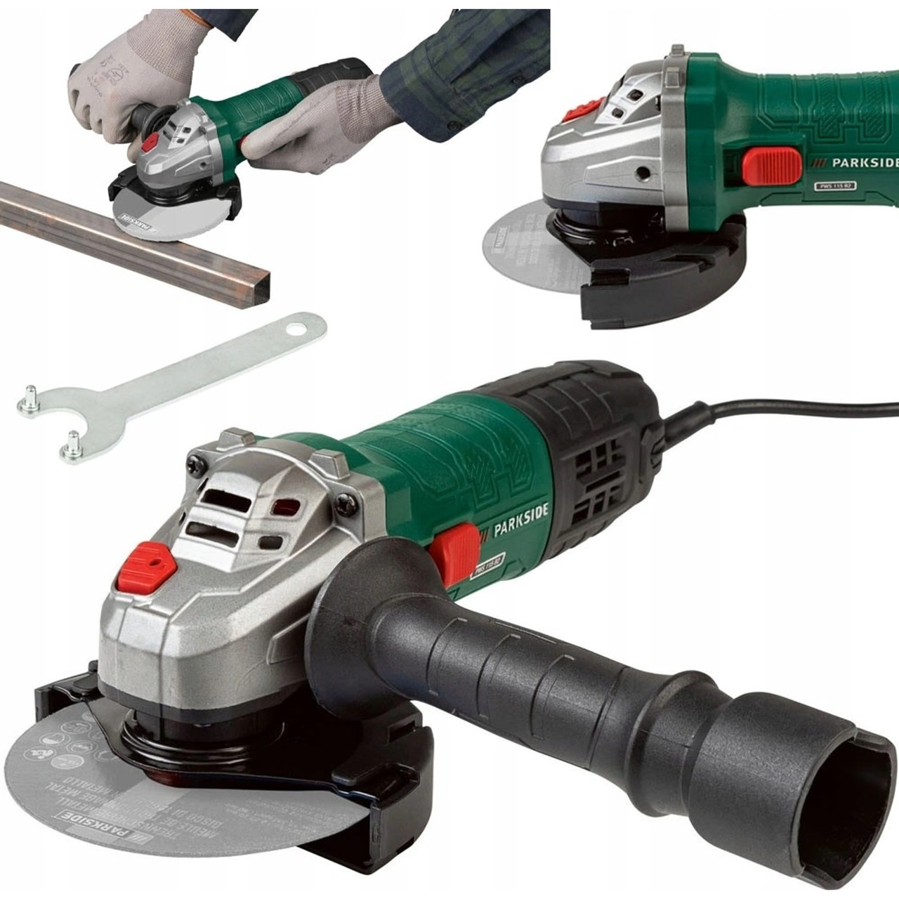 Кутова шліфувальна машина болгарка Parkside PWS 115 B2 750 Вт Німеччина, фото 1