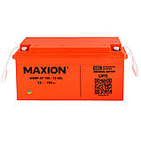 Промисловий акумулятор MAXION MXBP-OT 155-12 GEL (12V, 155Ah, +/-), фото 2
