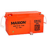 Промисловий акумулятор MAXION MXBP-OT 155-12 GEL (12V, 155Ah, +/-), фото 3
