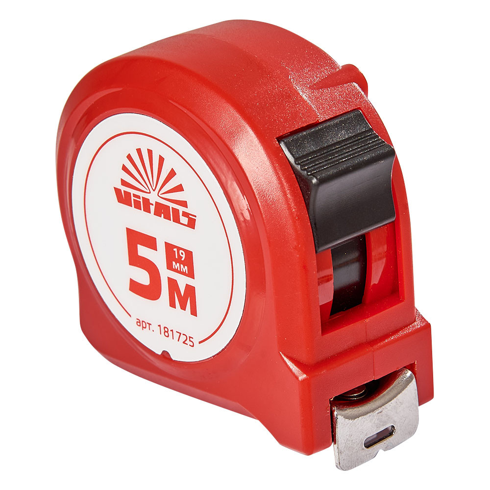Рулетка 5 м × 19 мм Vitals, фото 1