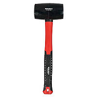 Киянка гумова 900 г чорна, фіберглас Vitals Master