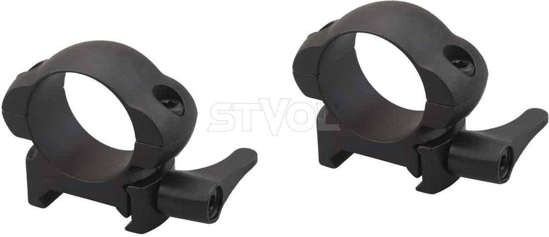 Кольца Vector Optics Стальные 25,4 мм Weaver быстросъёмные низкие, фото 1