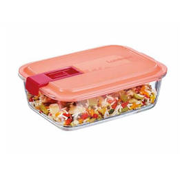 Контейнер для їжі Luminarc Easy box Coral прямокутний 820 мл ударостійке скло (Q3167)