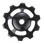 Ролик перемикача Kenli KL-4011A, алюміній, 10Т зубців, пром, полегшений, чорний
