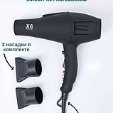 Фен для сушіння волосся з іонізацією XPRO ENZO X6 (43071-ENZO X6_693), фото 2