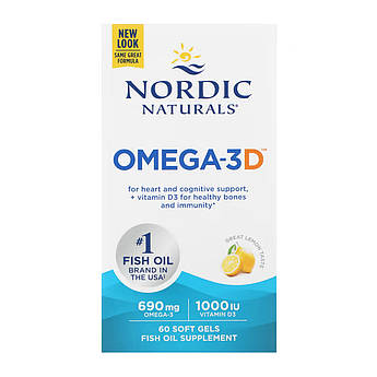Omega-3D - 60 softgels
