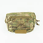 Тактичний підсумок - напашник, розмір: S, M, L (на 2 відділа, посилений антипрокольним матеріалом)