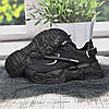 Кросівки жіночі Swin Shoes чорні на об'ємній підошві демісезонні 8075, фото 6