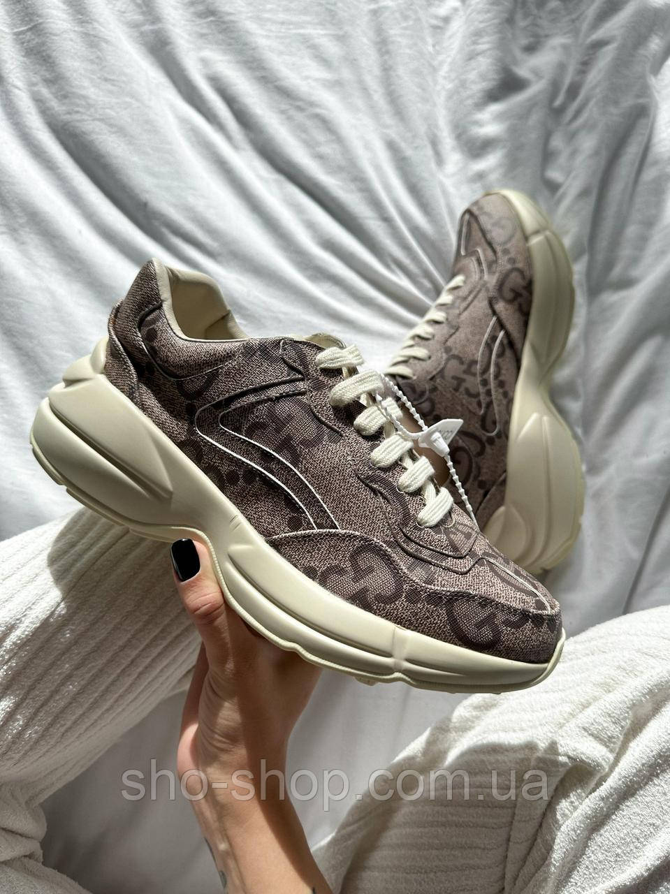 Кроссовки Gucci Rython 100 Beige, фото 1