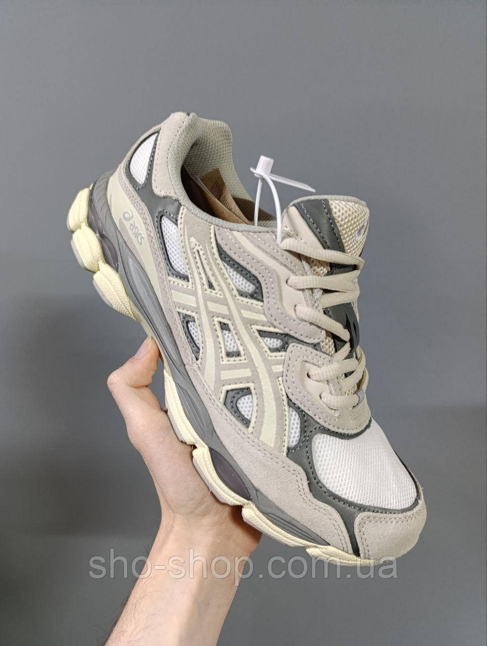 Кроссовки Asics ASICS Gel NYC 'Cream Oyster Grey' Box, фото 1