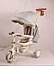 Беговел-трицикл 6в1 Cruiser Milano 002 з сумкою, дитячий триколісний велосипед, трансформер з батьківською ручкою і козирком, фото 7