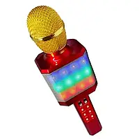 Безпровідний Bluetooth мікрофон WS-1828 з LED підсвіткою 5W до 5 годин