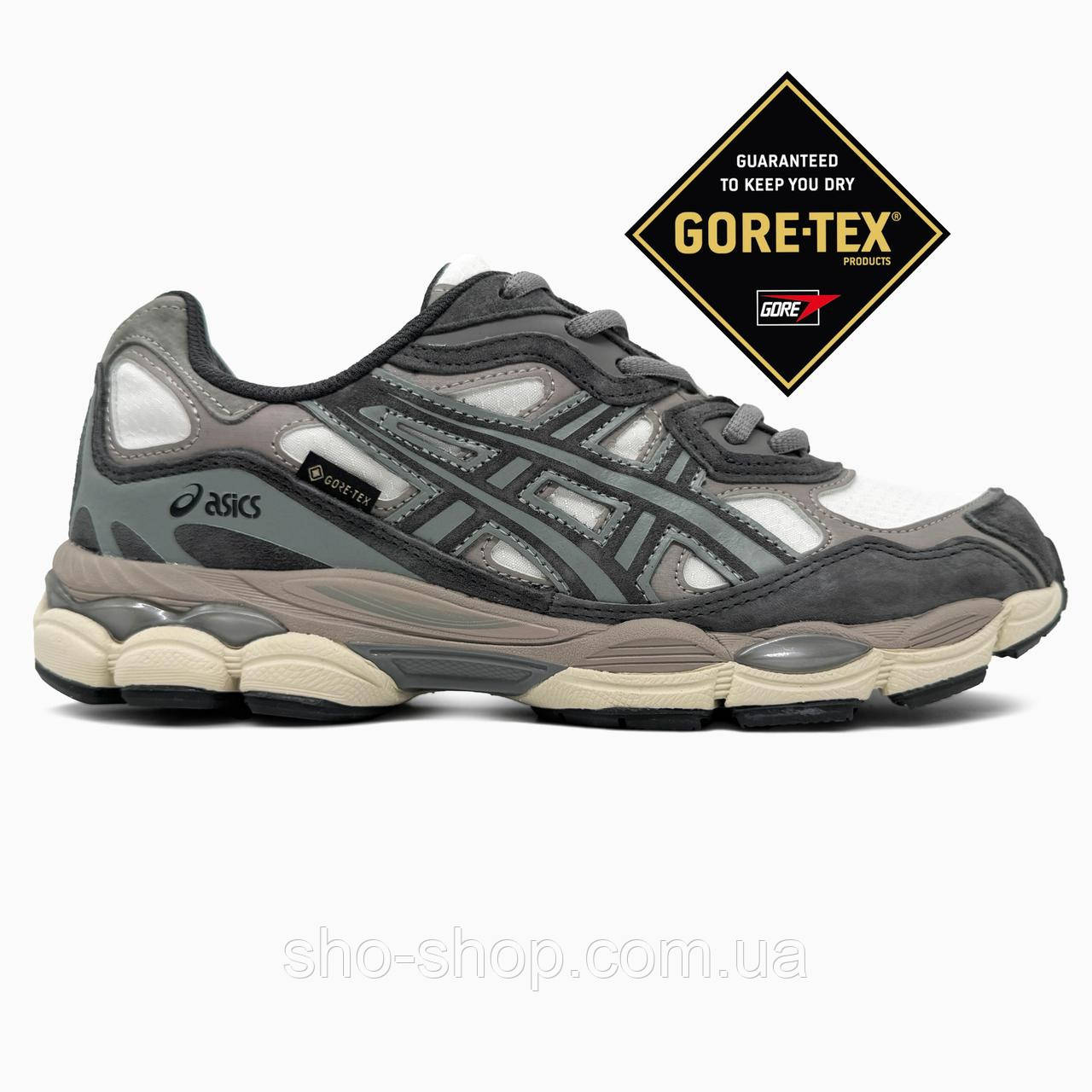 Кроссовки Asics Gel-NYC Brown/Beige Gore-Tex, фото 1