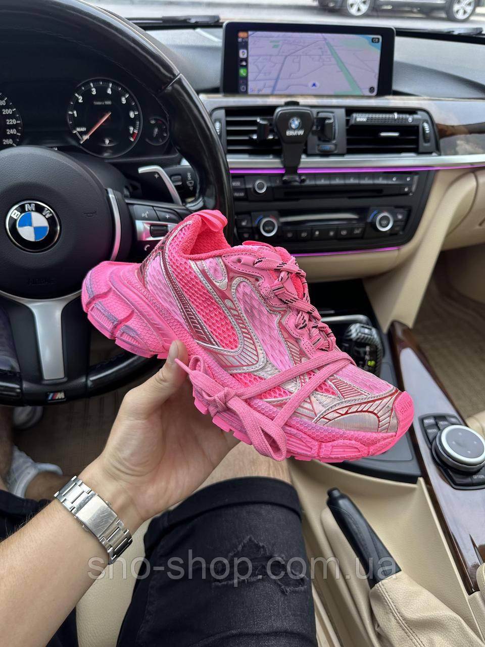 Кроссовки Balenciaga BALENCIAGA 3XL All Pink Premium, фото 1