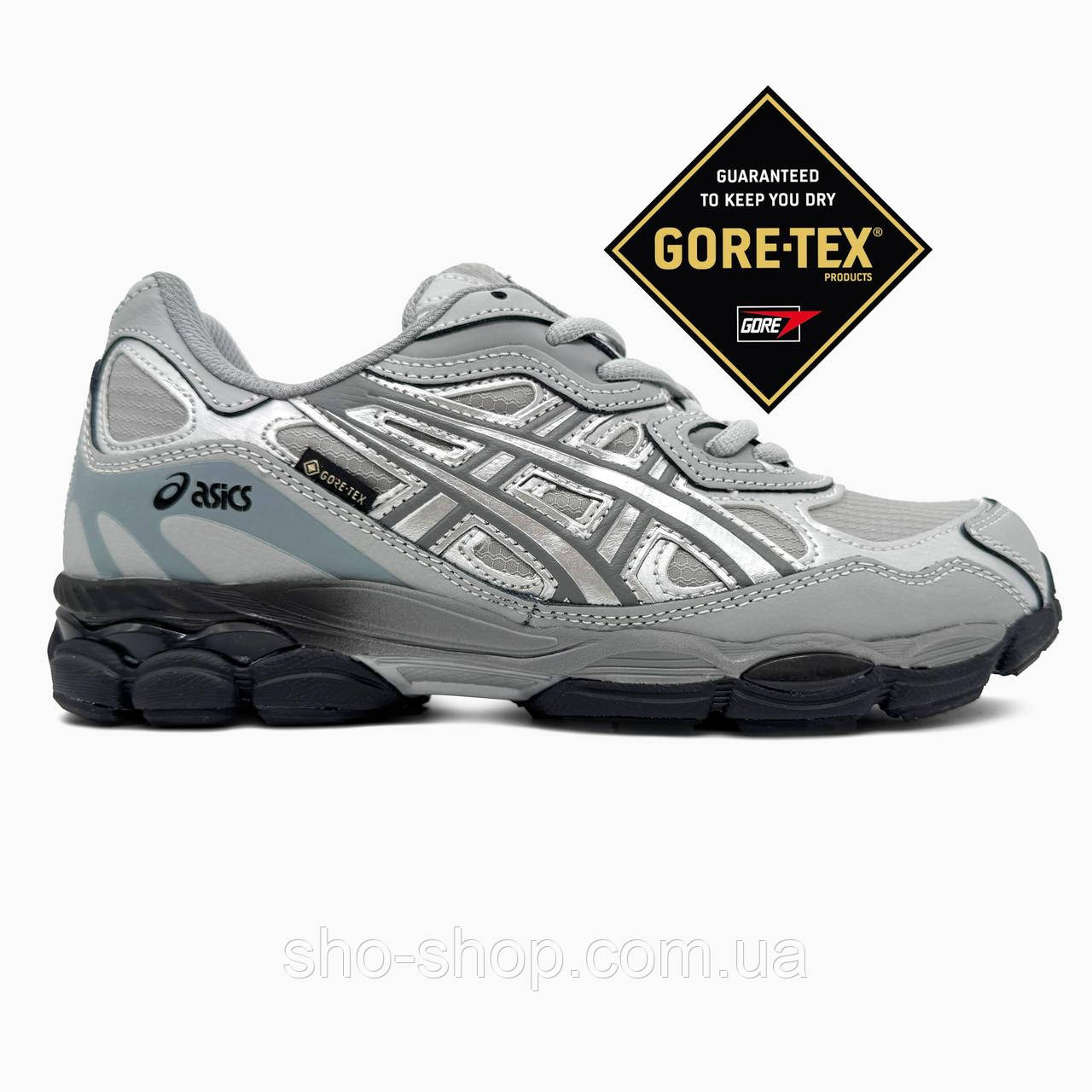 Кроссовки Asics  Gel-NYC Silver/Black Gore-Tex, фото 1
