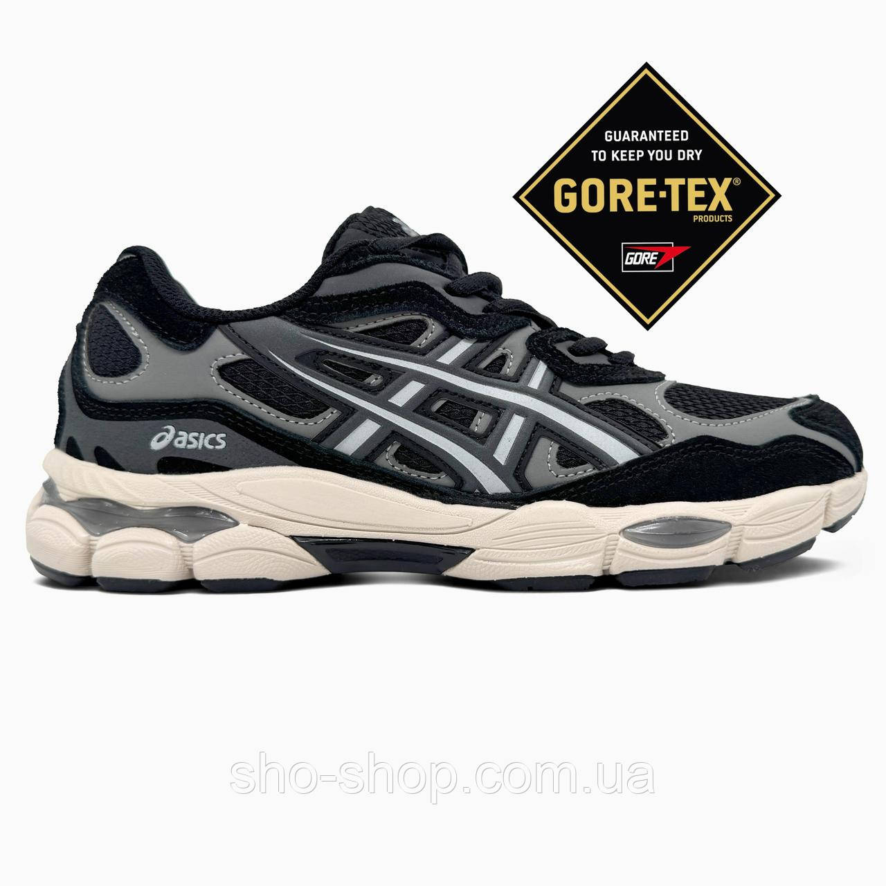 Кроссовки Asics Gel-NYC Black/Grey Gore-Tex, фото 1