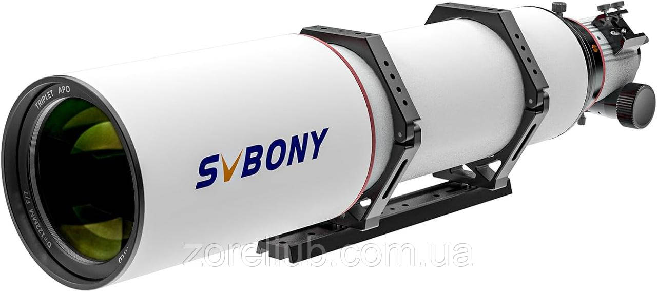 Телескоп Svbony SV550 122 мм APO OTA, апохроматичний триплетний рефрактор, фото 1