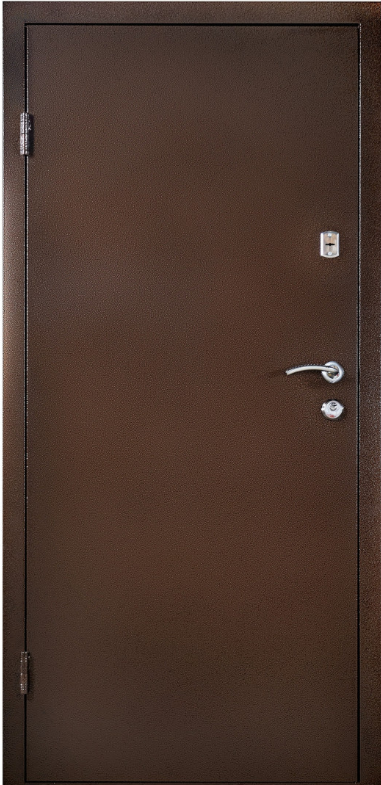 Двері вхідні Наші двері ОПТІМА Ескада 1 Мідь антик / ПВХ Дуб темний 960х2040 мм