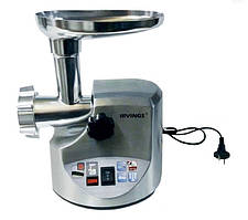 М’ясорубка електрична Irvings IMGEM01 2200 Вт – з металевим корпусом, реверсом та насадками з Німеччини