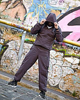 Тактичний спортивний костюм Stone Island штани кофта-краш Комплект Стон Айленд коричневий