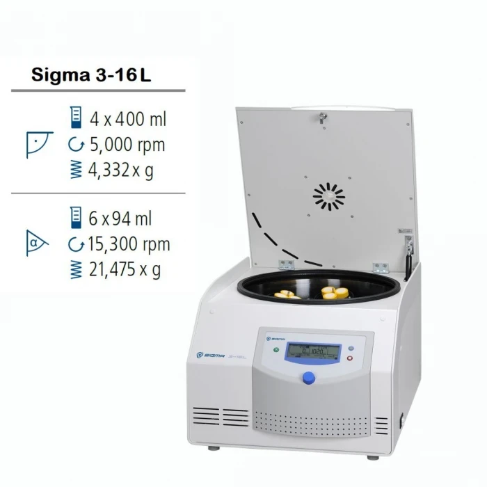 Лабораторна центрифуга Sigma 3-16L IVD без охолодження