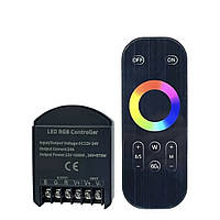 Контроллер 24A RGB OEM C-24-RF8-T-W (8A*3кан) чорний
