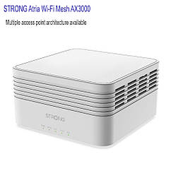 STRONG ATRIA AX3000 | гігабітний Wi-Fi 6 роутер з можливістю побудови Mesh системи з покриттям > 1000 кв.м