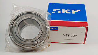 Підшипник YET-209 SKF розміри: 45*85*43,7 самоустановлюваний типу SA