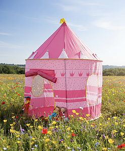 Дитячий намет Будиночок Замок Рожевий 1164