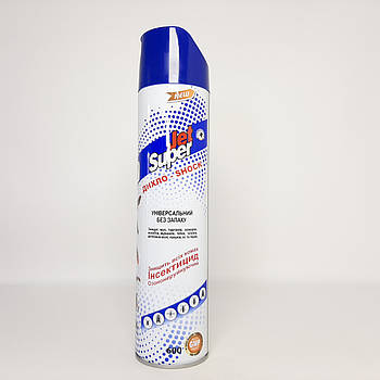 Аерозоль від повзаючих і літаючих комах Jet Super, 600 мл (X-2263)