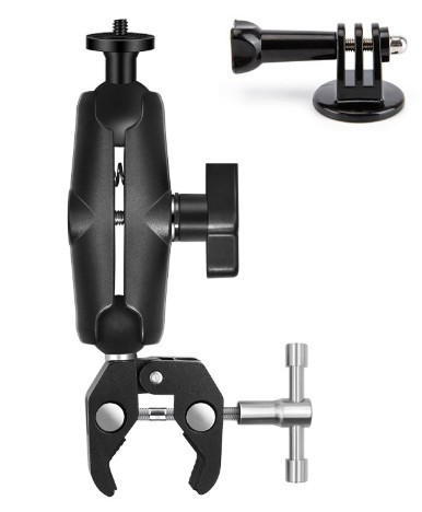 Тримач камери для мотоцикла insta360/gopro (зажим) 15 см, фото 1