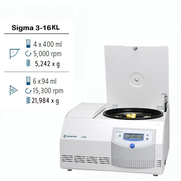 Лабораторна центрифуга Sigma 3-16KL IVD з охолодженням