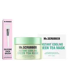 Охолоджувальна маска для обличчя з екстрактом зеленого чаю Mr.SCRUBBER  Instant Cooling Green Tea Mask, 250 мл (1496)