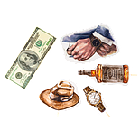 Прикраси на торт набір "Чоловічий", фото 3