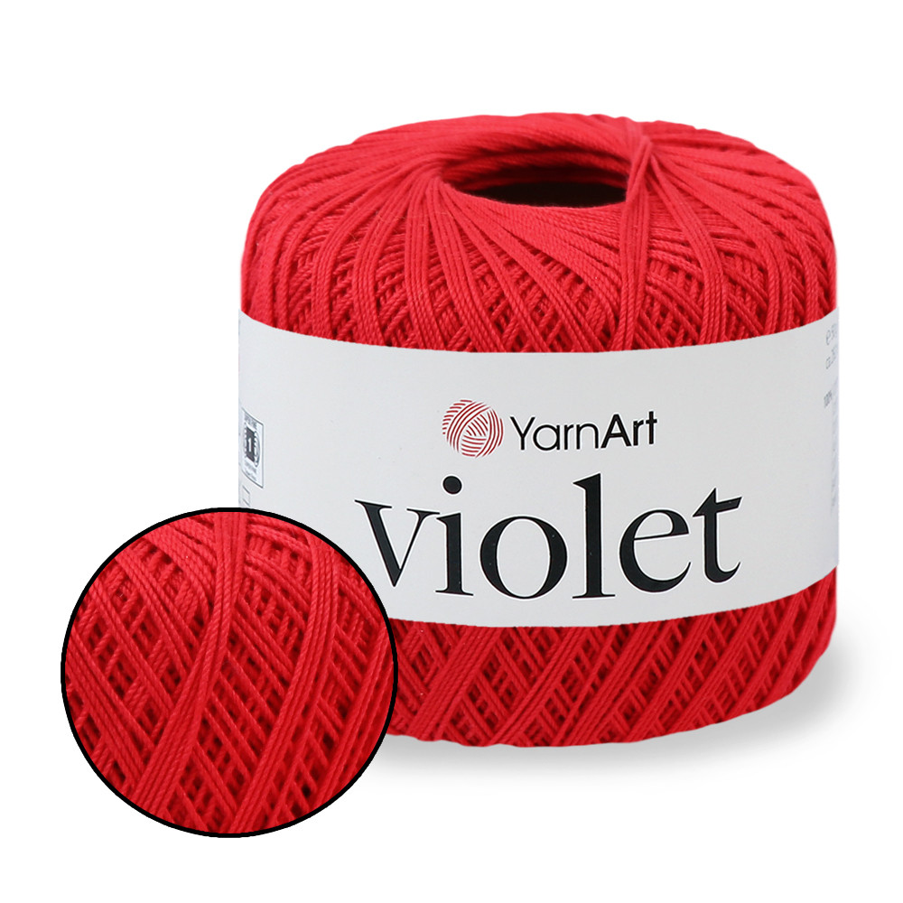 YarnArt Violet, №6328 Червоний, фото 1
