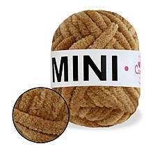 Плюшева пряжа Mini 15 г, Молочний шоколад No765