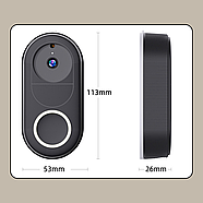 Відеодомофон бездротової з камерою Full HD, Wi-Fi та нічним баченням, фото 10