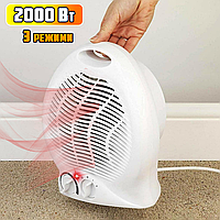 Тепловентилятор електричний Color Bear CB200B1 дуйка, 3 режими, захист від перегрівання 2000 Вт