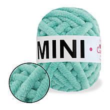 Плюшева пряжа Mini 15 г, Світла бірюза No770