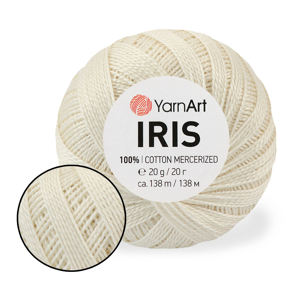 YarnArt IRIS, Молочний №911, фото 1