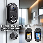 Відеодомофон бездротової з камерою Full HD, Wi-Fi та нічним баченням, фото 4
