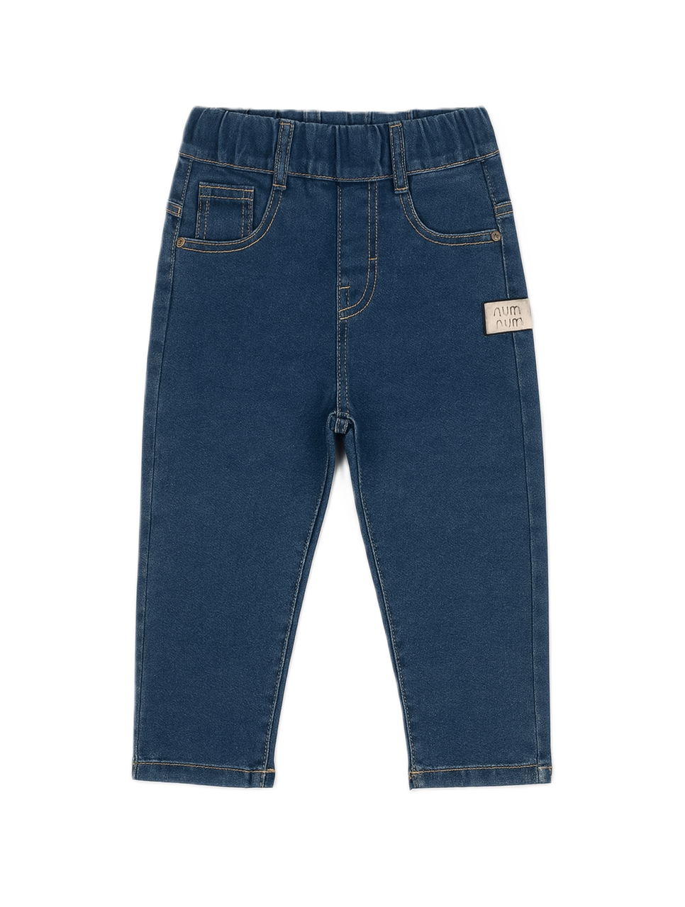 Дитячі джинси мом для хлопчика сині (8805), фото 1