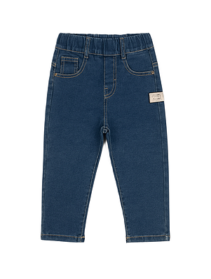 Дитячі джинси мом для хлопчика сині (8805)