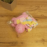 Набір іграшок для собак рожевий 6в1 Рожевий, фото 3