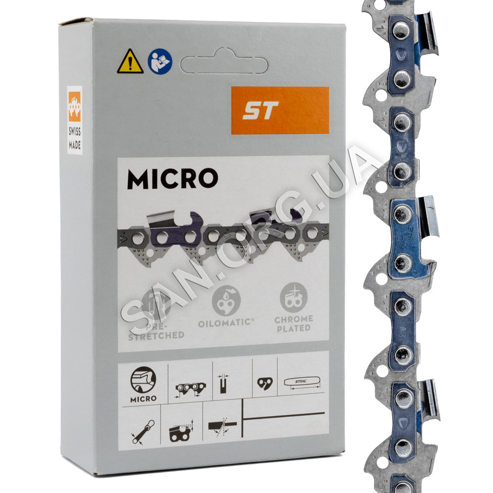 Ланцюг 56 ланок крок 3/8 паз 1.1 мм Супер Зуб S, фото 1