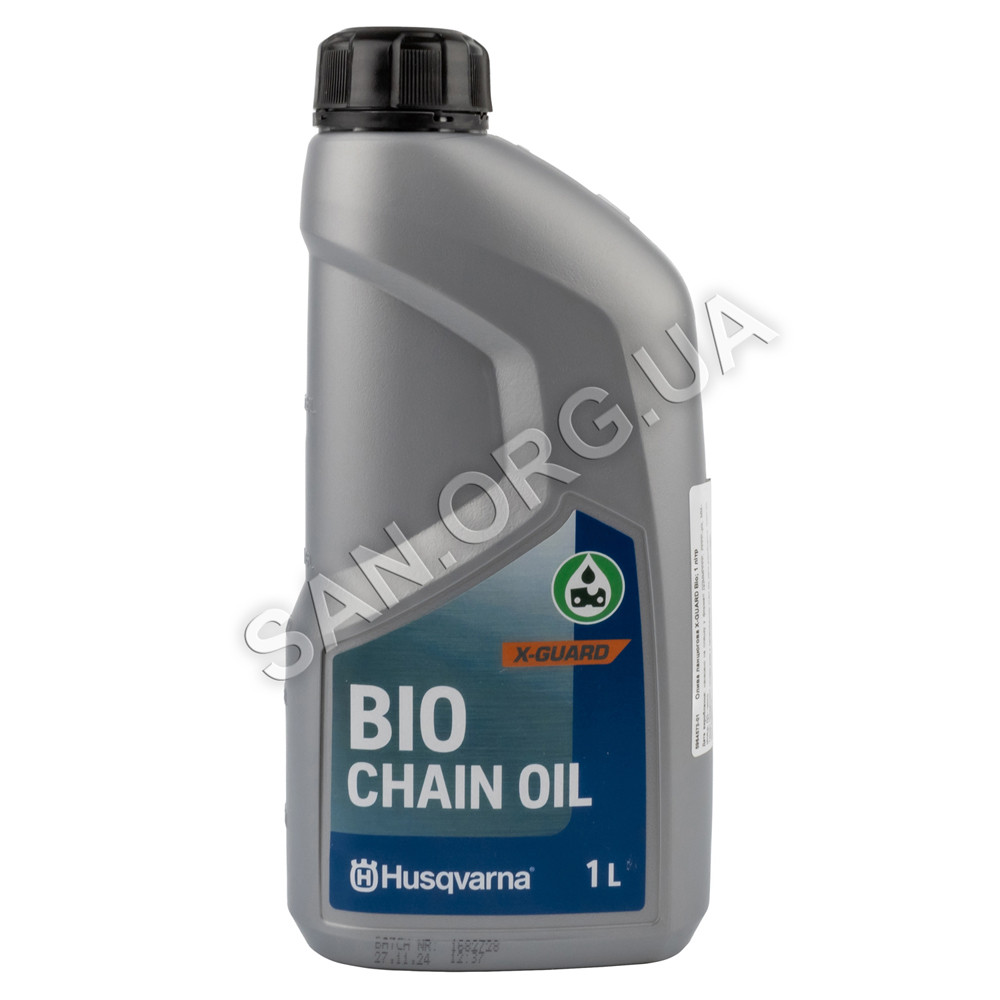 Олія для змащення ланцюга 1 л. Husqvarna X-GUARD Bio, фото 1